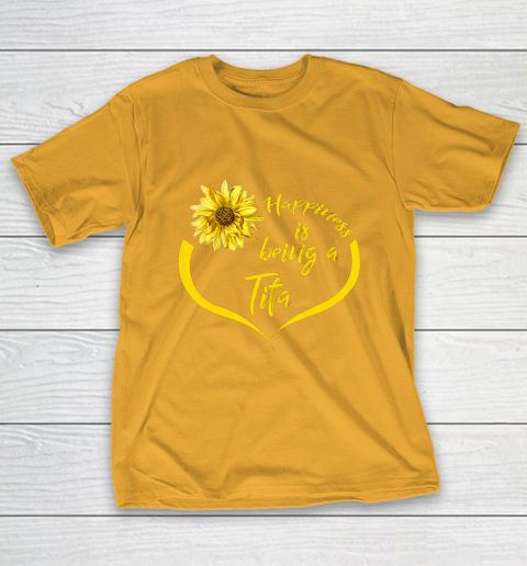 Womens Tita Gift Happiness Is Being A Tita T-Shirt 2