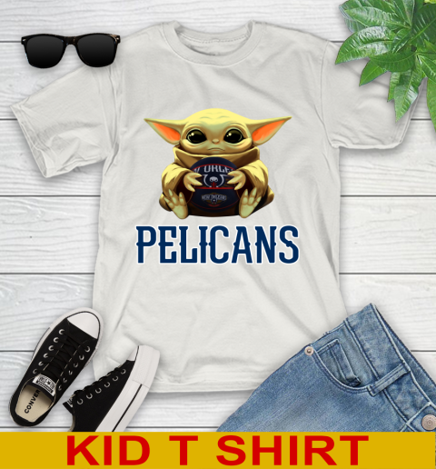 NBA Basketball New Orleans Pelicans Star Wars Baby Yoda Shirt 112