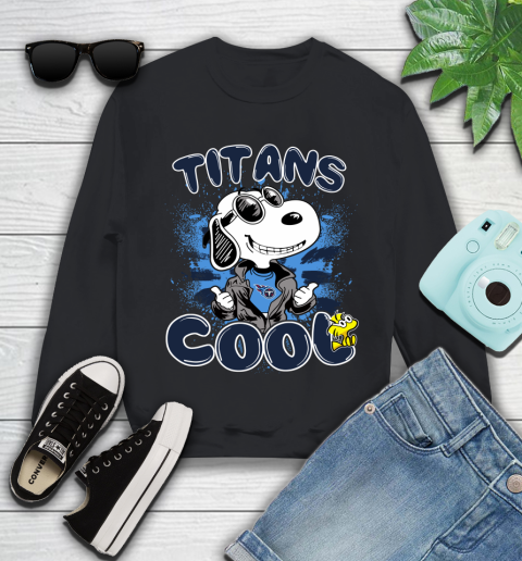 NFL Football Tennessee Titans Cool Snoopy Shirt Youth Sweatshirt