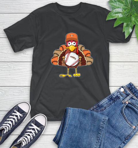 San Francisco Giants Turkey thanksgiving T-Shirt 2