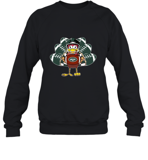 New York Jets Turkey Football Thanksgiving Sweatshirt