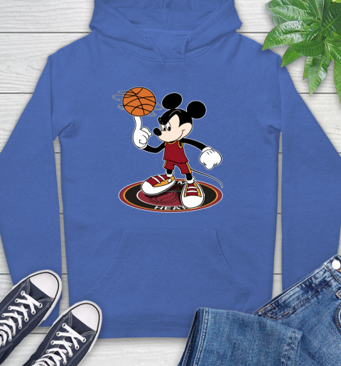 NBA Basketball Miami Heat Cheerful Mickey Disney Shirt Hoodie 9