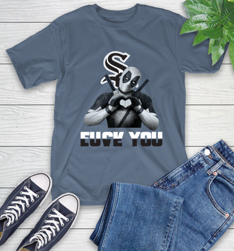 MLB Chicago White Sox Deadpool Love You Fuck You Baseball Sports T-Shirt 8