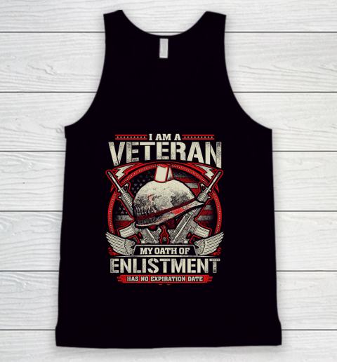 Veteran Oath Of Enlistment Tank Top