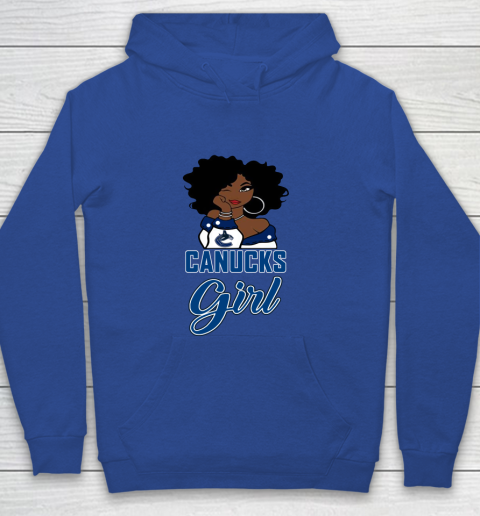 Vancouver Canucks Girl NHL Youth Hoodie 8