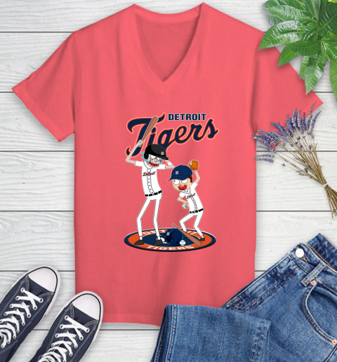 MLB Detroit Tigers Rick And Morty Baseball 82