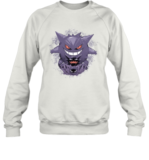 bpfs gastly haunter gengar pokemon shirts sweatshirt 35 front white