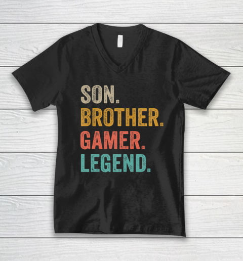 Gaming Gifts For Teenage Boys Christmas Gamer V-Neck T-Shirt