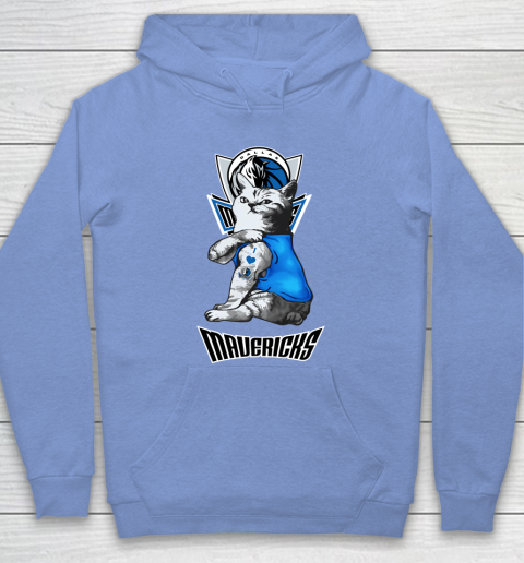 NBA Basketball My Cat Loves Dallas Mavericks Hoodie 8