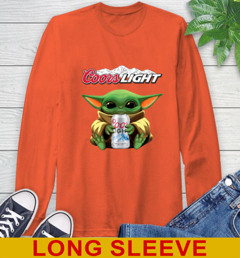 Star Wars Baby Yoda Hugs Coors Beer Shirt 62