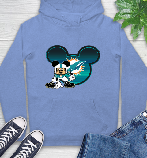 NFL Miami Dolphins Mickey Mouse Disney Football T Shirt Hoodie 11