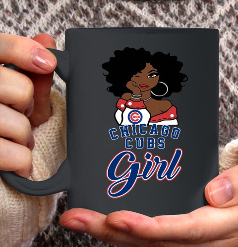 Chicago Cubs Girl MLB Ceramic Mug 11oz 3