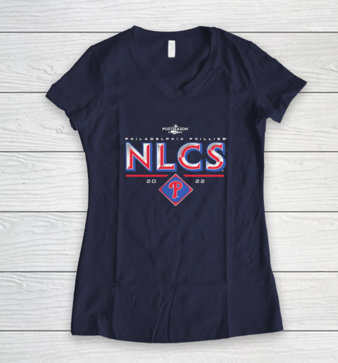 Phillies NLCS Women's V-Neck T-Shirt 7