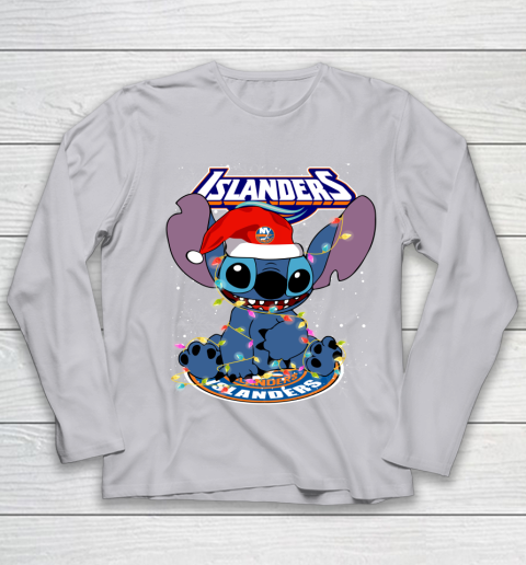 New York Islanders NHL Hockey noel stitch Christmas Youth Long Sleeve 3