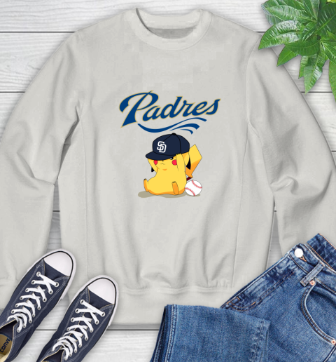 MLB Pikachu Baseball Sports San Diego Padres Sweatshirt 12