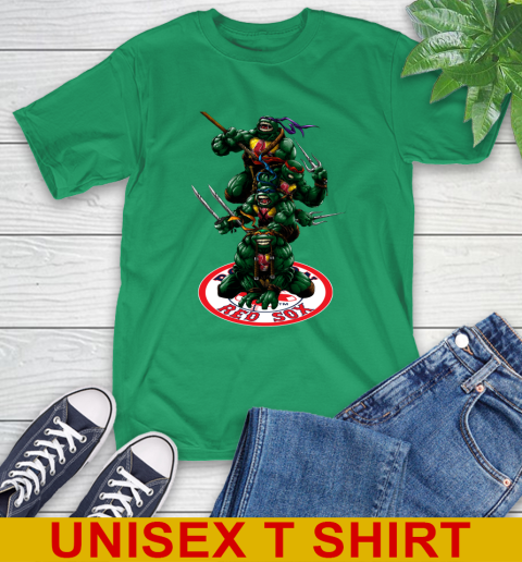 MLB Baseball Boston Red Sox Teenage Mutant Ninja Turtles Shirt T-Shirt 7