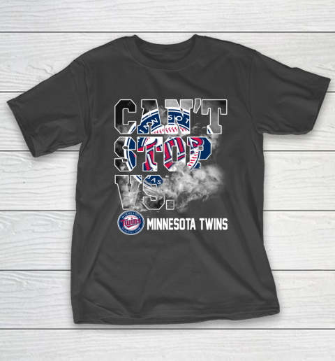 MLB Minnesota Twins Baseball Can't Stop Vs Twins T-Shirt