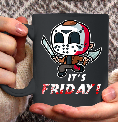 It's Friday 13th Halloween Horror Movies Humor Costume Ceramic Mug 11oz