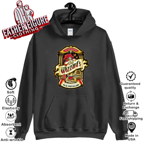 Wizzards Old Peculiar Magically Crafted Ale Logo Hoodie