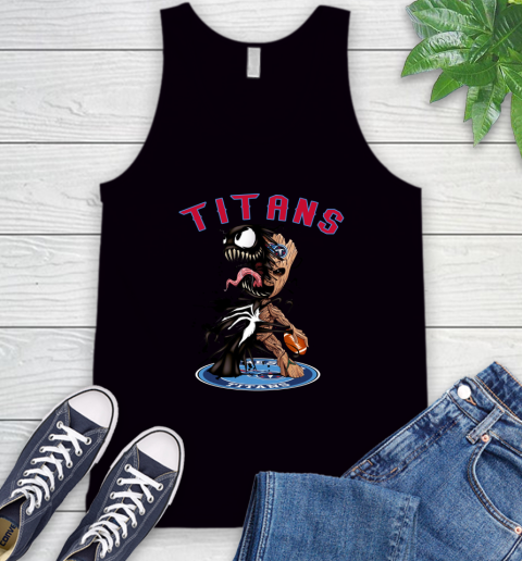 NFL Tennessee Titans Football Venom Groot Guardians Of The Galaxy Tank Top 2