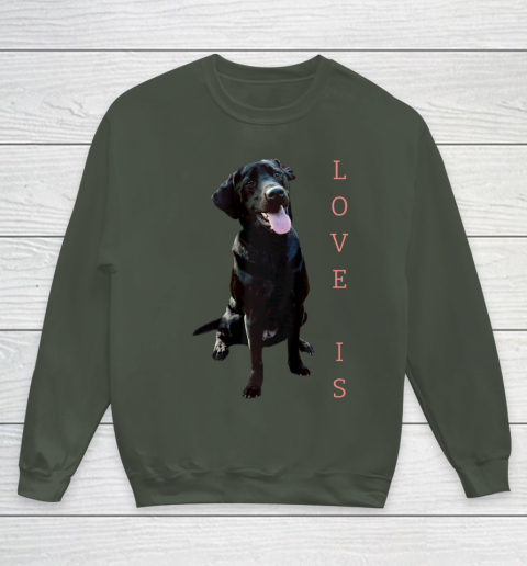 Dog Mom Shirt Labrador Retriever Shirt Women Men Kids Black Lab Dog Mom Youth Sweatshirt 8