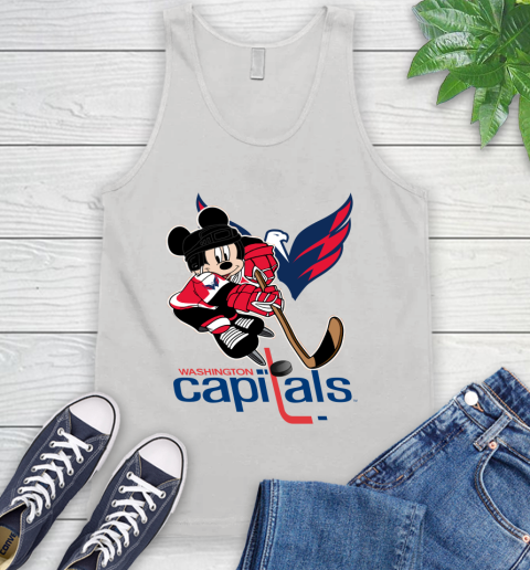 NHL Washington Capitals Mickey Mouse Disney Hockey T Shirt Tank Top