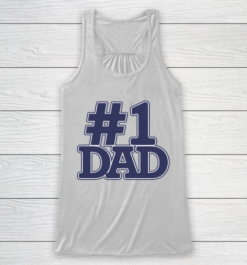 #1 Dad Father's Day Racerback Tank