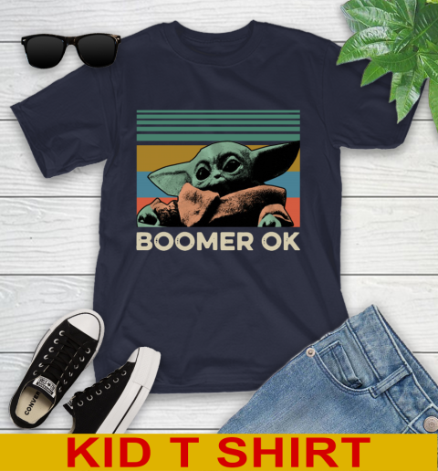 Baby Yoda Boomer OK Star Wars Vintage Shirts 98