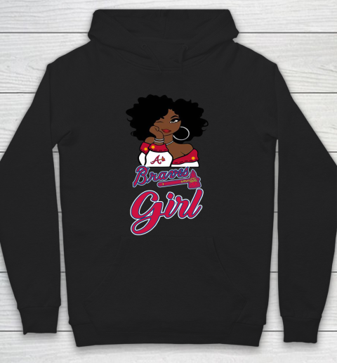 Atlanta Braves Girl MLB Hoodie 2