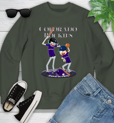 MLB Colorado Rockies Rick And Morty Baseball 124