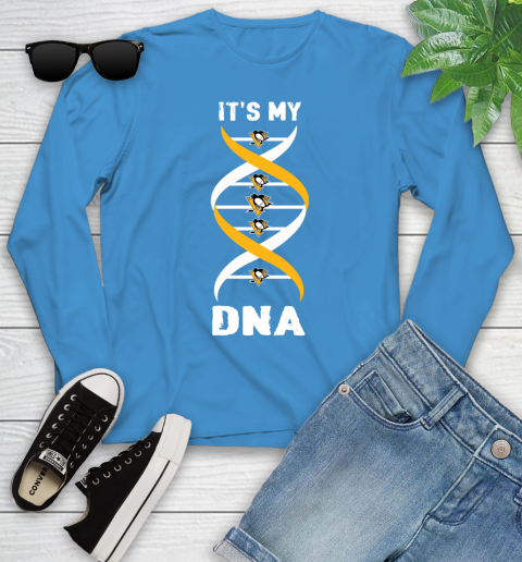 Pittsburgh Penguins NHL Hockey It's My DNA Sports Youth Long Sleeve 8