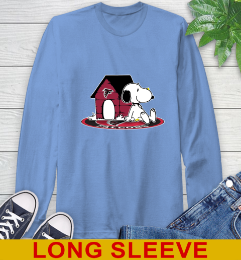 NFL Football Atlanta Falcons Snoopy The Peanuts Movie Shirt Long Sleeve T-Shirt 11