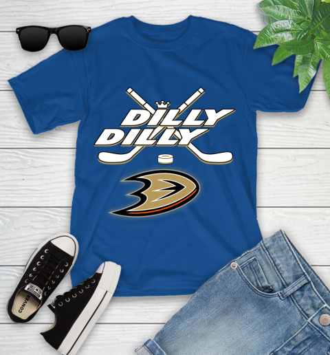 NHL Anaheim Ducks Dilly Dilly Hockey Sports Youth T-Shirt 9