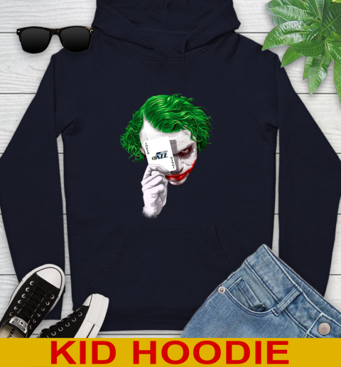 Utah Jazz NBA Basketball Joker Card Shirt Youth Hoodie 3