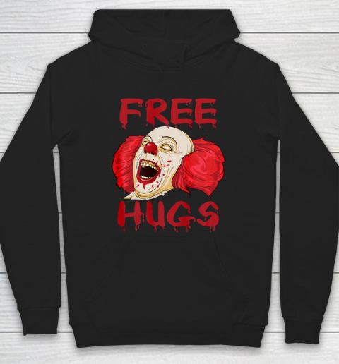 Free Hugs Halloween Evil Killer Scary Clown Horror Gift T Shirt.1RSKTZUYCR Hoodie