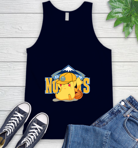 NBA Pikachu Basketball Sports Denver Nuggets Tank Top 3