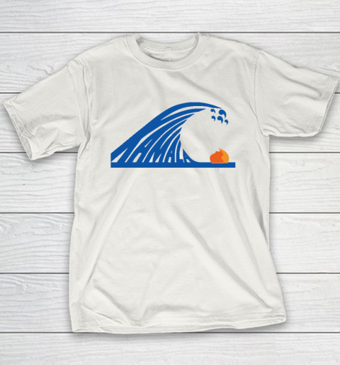 Blue Wave For Kamala Harris Trump Funny Youth T-Shirt
