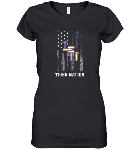 LSU Tigers Baseball Nation Shirt  Apparel Women's V-Neck T-Shirt