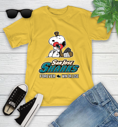 NHL The Peanuts Movie Snoopy Forever Win Or Lose Hockey San Jose Sharks 110