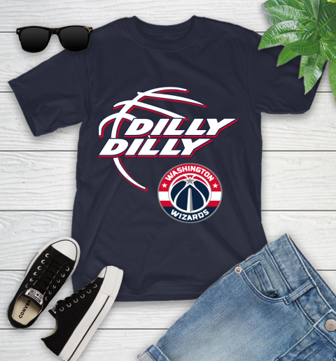 NBA Washington Wizards Dilly Dilly Basketball Sports Youth T-Shirt 3