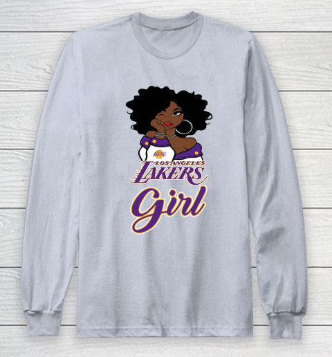 Los Angeles Lakers Girl NBA Long Sleeve T-Shirt 6