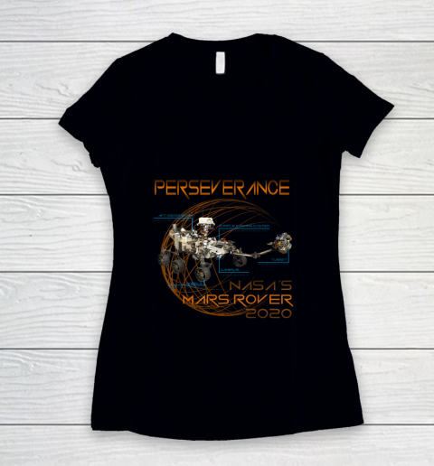 Schematic Perseverance The New NASA Mars Rover 2020 Women's V-Neck T-Shirt