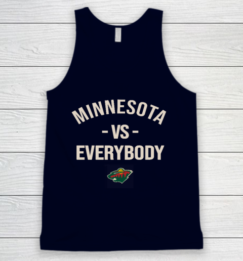 Minnesota Wild Vs Everybody Tank Top 2