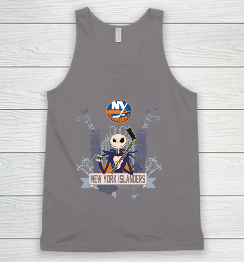 NHL New York Islanders Hockey Jack Skellington Halloween Tank Top 6