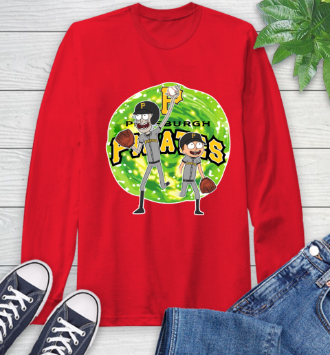 MLB Pittsburgh Pirates Rick And Morty Baseball Sports Long Sleeve T-Shirt 10