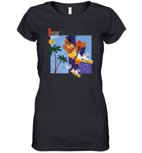 Victor Wembanyama Los Angeles Lakers Women's V-Neck T-Shirt