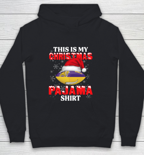 Minnesota Vikings This Is My Christmas Pajama Shirt NFL Youth Hoodie