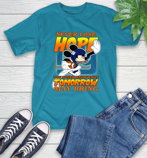 New York Giants NFL Football Mickey Disney Never Lose Hope T-Shirt 9