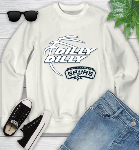 NBA San Antonio Spurs Dilly Dilly Basketball Sports Youth Sweatshirt