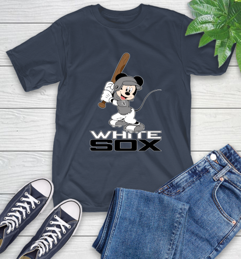 MLB Baseball Chicago White Sox Cheerful Mickey Mouse Shirt T-Shirt 4